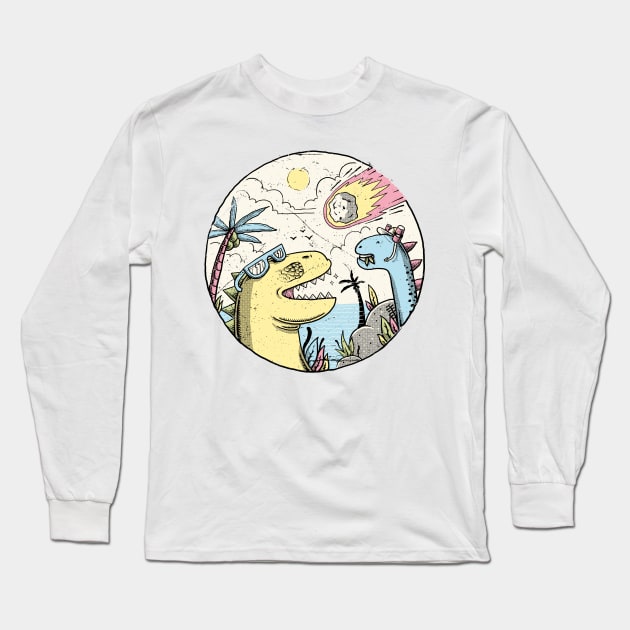 Horaaay! Asteroid Day Long Sleeve T-Shirt by quilimo